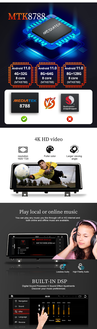 Wit-Up For BMW X1 X2 F39 F48 F49 10.25" Touchscreen Android 12 Aftermaket GPS Navi CarPlay Autoradio Car Stereo Multimedia