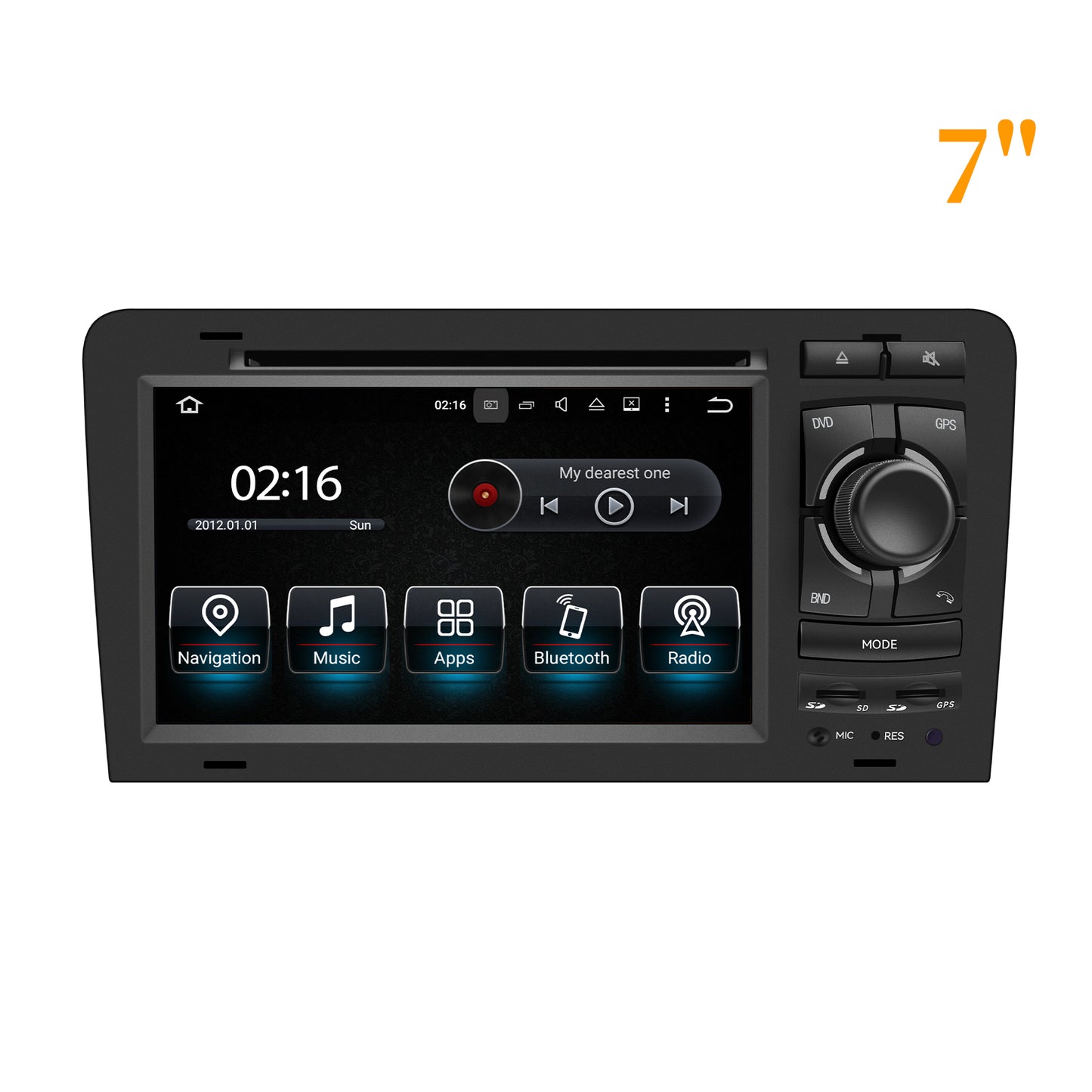 Wit-Up Audi A3 Car Radio Double Din Dash Kit  8P 8L 8Y Android Head Unit 2004-2011 Touch Screen Radio  Buletooth Apple Carpaly Aftermarket  double din Backup Cameras GPS Navigation Movies Music