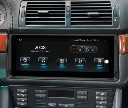 Wit-Up  For BMW M5 E39 Auto Radio  Stereo Head Unit Upgrade 10.25"Touch DVD Apple CarPlay Android Auto Full Screen Replacement Aftermarket Navigation 1995-2003