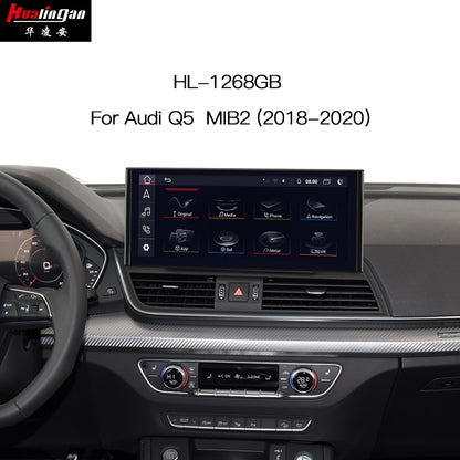 12.3'' Touch Screen Upgrade Car Stereo Audi Q5 SQ5 80A MIB2 Android 13 GPS Navigation Multimedia Wireless Apple CarPlay Aftermarket YouTube TikTok Netflix Spotify GPS Navigation Video Games 4G Wi-Fi