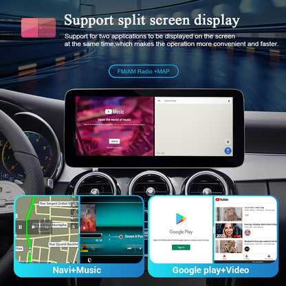 Wit-Up Android CarPlay Adapter For Mercedes 12.3 "GLC X254 NTG6.0 MBUX Radio Navigation Update Multimedia System Wireless CarPlay