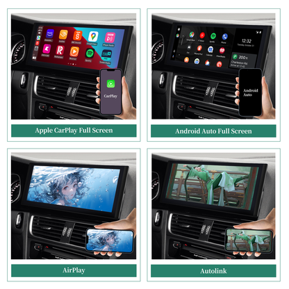 Wit-Up for Audi A4 A5  MMI 2G 12.3" Touchscreen Upgrade GPS Navigation Android Auto Stereo Wireless Carplay (2009-2015) Youtube Apply Carplay AirPlay Mirroring Wired Google Map Reddit Twitter Wit-Up CarPlay Android Screen Upgrade