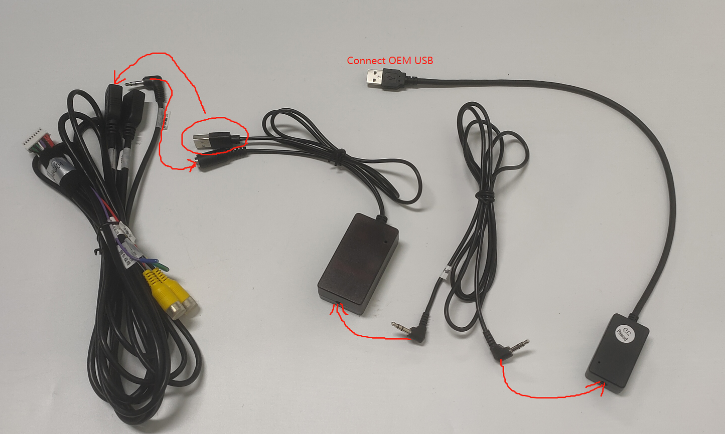 Benz NTG6.0 NTG 5.0 USB-Aux cable - Wit-Up Media Refit Tech