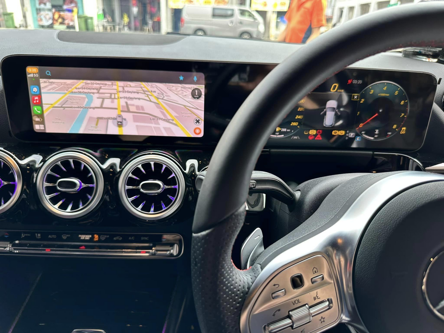 Adaptador Android CarPlay para Mercedes 12,3 "clase A W177 NTG6 MBUX Radio navegación actualización sistema Multimedia inalámbrico CarPlay 