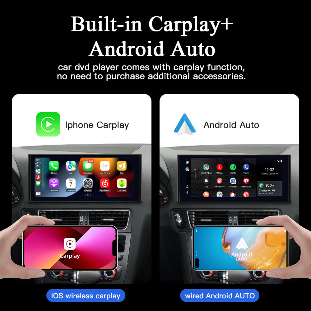 Wit-Up Audi Q5 8R (2009-2015) LHD MMI 12.3" Touchscreen GPS Navi Autoradio Stereo Carplay Youtube Apply Carplay AirPlay Mirroring Wired Android