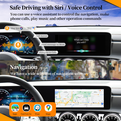 Wit-Up Android CarPlay Adapter For Mercedes 12.3 "GLA H247 NTG6.0 MBUX Radio Navigation Update Multimedia System Wireless CarPlay