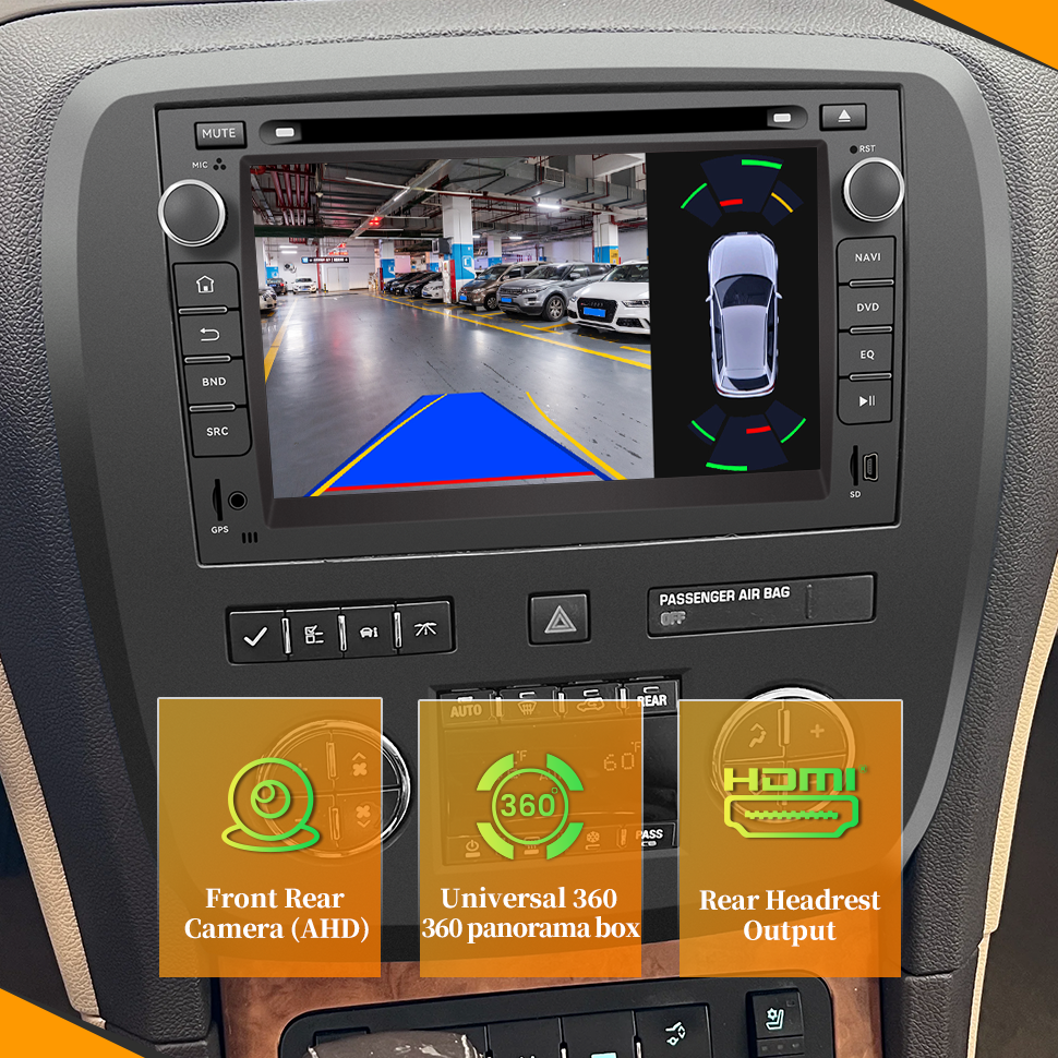 Wit-Up Buick Enclave Radio For Lucerne 7''2008-2012 Full Screen Upgrate Head Unit Aftermarket Double Din Android12 Car Multimedia DVD Stereo With Screen Receiver Video Game Stereo Player GPS Navigator