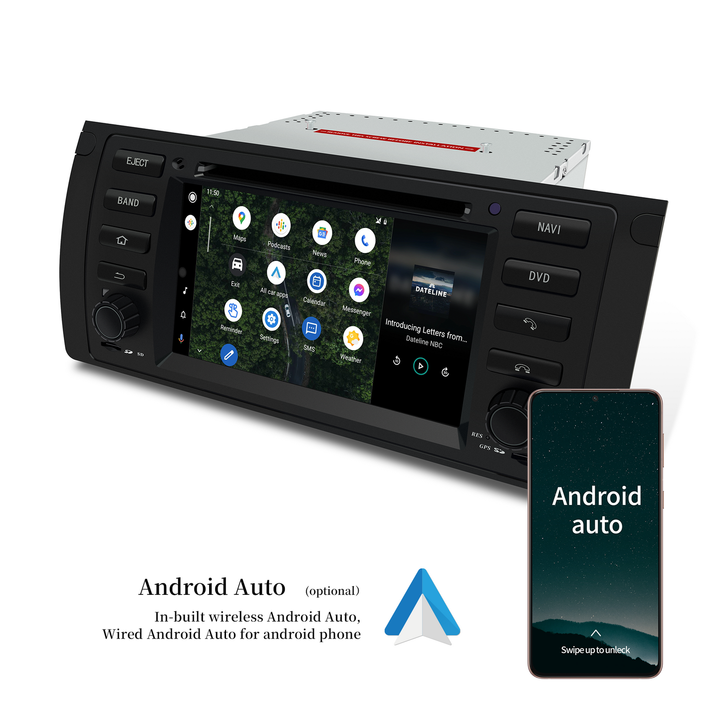 Wit-up For BMW 5S X5 M5 E53 E39 1996-2006 Android 12 Car Multimedia Player Autoradio GPS Stereo Receiver Audio CarPlay 2 Din