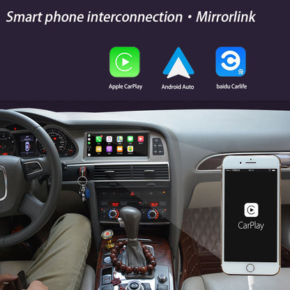 Audi A6 C6 Stereo Upgrade 8.8 Inch Touch Screen Apple CarPlay Andriod Auto Netflix WiFi Android13  Wireless Multimedia Backup Cameras Radio Player GPS Navigation 2003 2004 2005 2006 2007 2008 2009 2010 2011