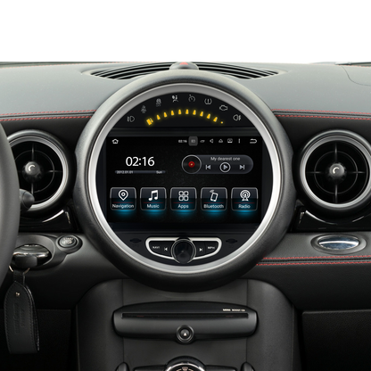 Wit-up Mini Cooper R60 Apple CarPlay Upgrade 8-inch Android Touch Screen Wireless Android Auto Spotify Navigation Vehicle Cameras Download Android Apps Games Music Movies TV Receive Calls Via Bluetooth Video Reddit Game Facebook Tiktok YouTube