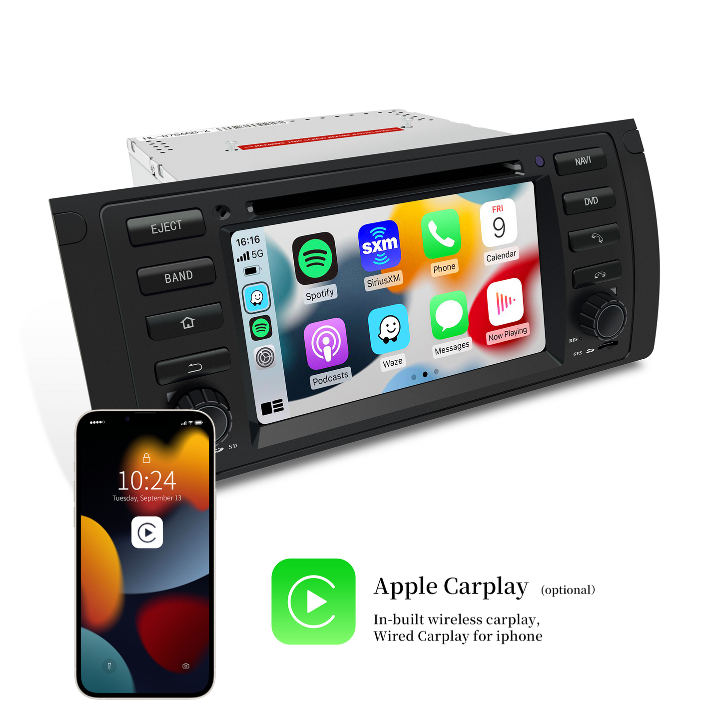 Wit-up For BMW 5S X5 M5 E53 E39 1996-2006 Android 12 Car Multimedia Player Autoradio GPS Stereo Receiver Audio CarPlay 2 Din