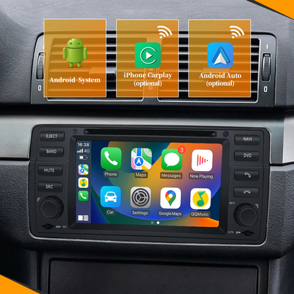 Wit-up for Android Head Unit Car Stereo For BMW E46 (1998-2005) BMW M3(1998-2005) Navigation Radio Upgrade Aftermarket Stereo Touch Screen Apple Carplay Bluetooth