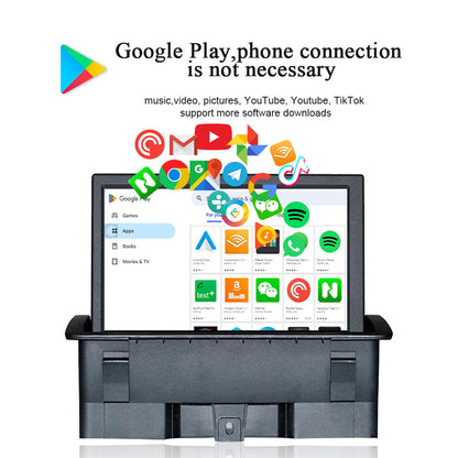 Wit-Up for Audi A1 7" Touchscreen Android Wifi GPS Multimedia Auto Navi Bluetooth USB 4G Wireless CarPlay Auto  Apply Carplay Mirror Link Android Auto Netflix Best Aftermarket Stereo 2010 2011 2012 2013 2014 2015 2016 2017 2018