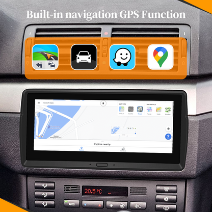 Wit-up for Android Head Unit Car Stereo For BMW E46 (1998-2005) BMW M3(1998-2005) Navigation Radio Upgrade Aftermarket Stereo Touch Screen Apple Carplay DVD Player 2 Din