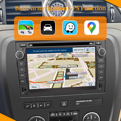 Wit-Up Buick Enclave Radio For Lucerne 7''2008-2012 Full Screen Upgrate Head Unit Aftermarket Double Din Android12 Car Multimedia DVD Stereo With Screen Receiver Video Game Stereo Player GPS Navigator