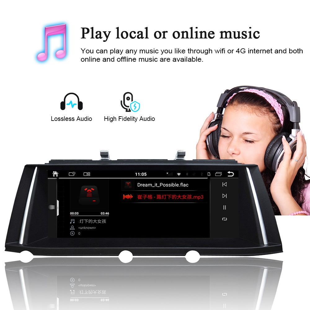 Wit-Up for BMW 7 F01 F02 F03 F04 10.25" Touch Screen Upgrade Radio Android 12 Aftermaket GPS Navi CarPlay Autoradio Car Stereo DVD Multimedia Player