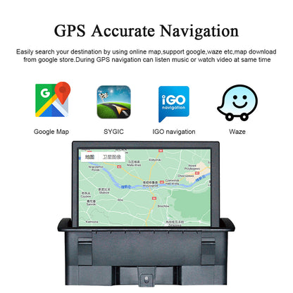 Wit-Up for Audi A1 7" Touchscreen Android Wifi GPS Multimedia Auto Navi Bluetooth USB 4G Wireless CarPlay Auto  Apply Carplay Mirror Link Android Auto Netflix Best Aftermarket Stereo 2010 2011 2012 2013 2014 2015 2016 2017 2018