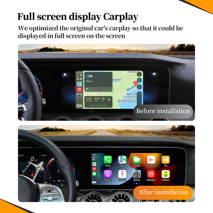 Wit-Up Android CarPlay Adapter For Mercedes 12.3 "CLS C257 NTG6.0 MBUX Radio Navigation Update Multimedia System Wireless CarPlay