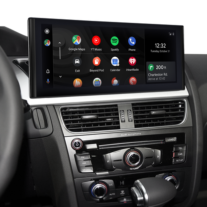 Wit-Up for Audi A4 A5  MMI 2G 12.3" Touchscreen Upgrade GPS Navigation Android Auto Stereo Wireless Carplay (2009-2015) Youtube Apply Carplay AirPlay Mirroring Wired Google Map Reddit Twitter Wit-Up CarPlay Android Screen Upgrade
