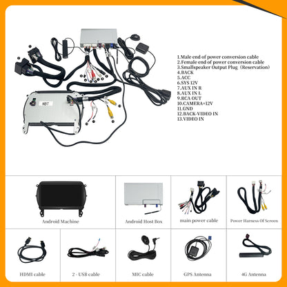 Wit-Up For Mini Cooper  F54/F55/F56/F57/F60 Head Unit Replacement  Car Stereo Radi NBT System 6.5 inch Upgrade 7 Inch Touch Screen Wireles Apple CarPlay Android Auto Spotify Screen Mirror Backup Camera Apple Music