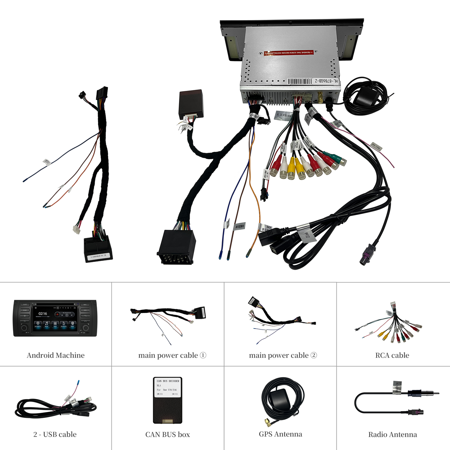 Wit-up For BMW 5S X5 M5 E53 E39 1996-2006 Android 12 Car Multimedia Player Autoradio GPS Stereo Receiver Audio CarPlay 2 Din