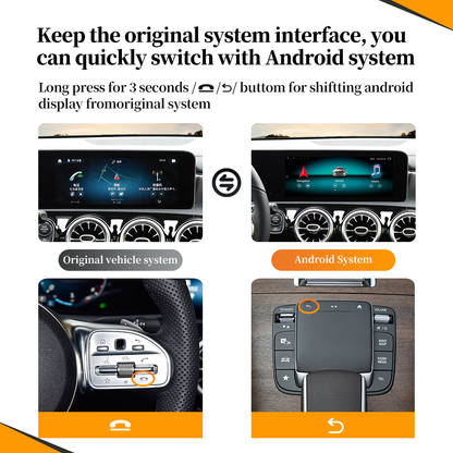 Wit-Up Android CarPlay Adapter For Mercedes 12.3 "GLA H247 NTG6.0 MBUX Radio Navigation Update Multimedia System Wireless CarPlay