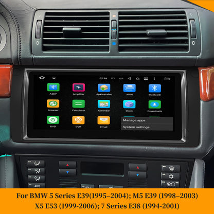 Wit-up For BMW 5S X5 M5 E39 E53 1996-2006 Android 13 Car Multimedia Player Autoradio GPS Stereo Receiver Audio CarPlay DVD Player 2 Din