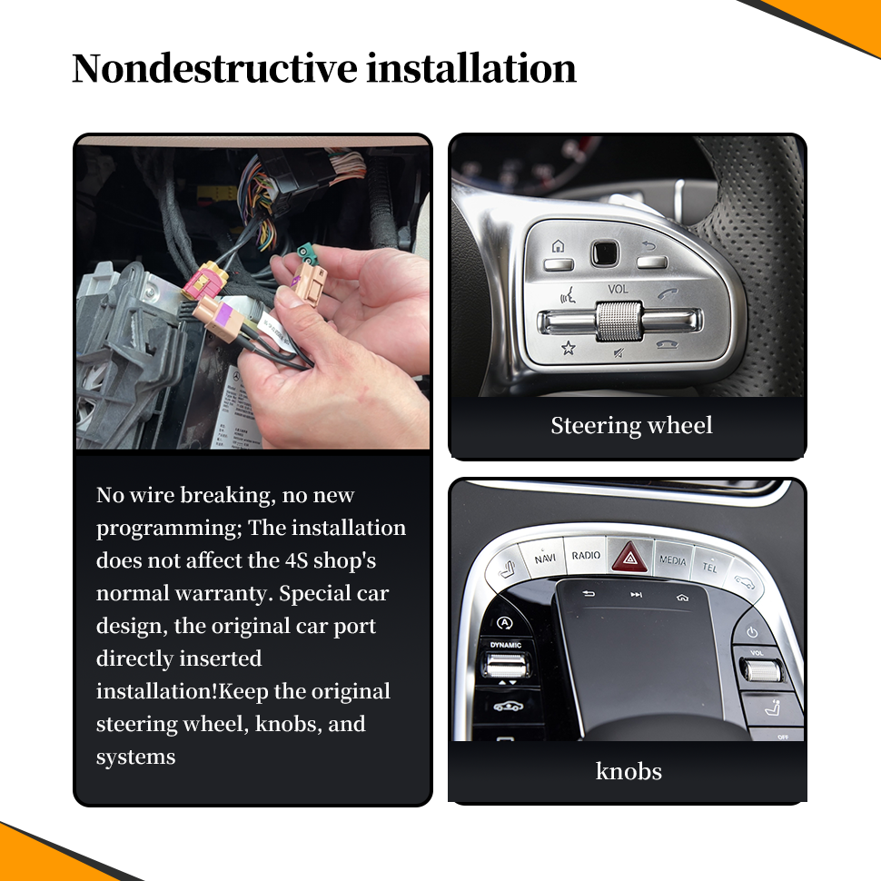 Wit-Up for Benz S W222 2014-2019 MBUX Carplay box Android box Mini carplay box AI Carplay Youtube 4G Wifi NTG5.0 NTG5.5
