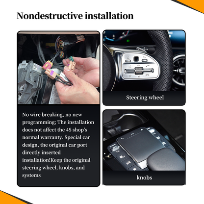 Wit-Up Android CarPlay Adapter For Mercedes 12.3 "CLA C188 NTG6.0 MBUX Radio Navigation Update Multimedia System Wireless CarPlay