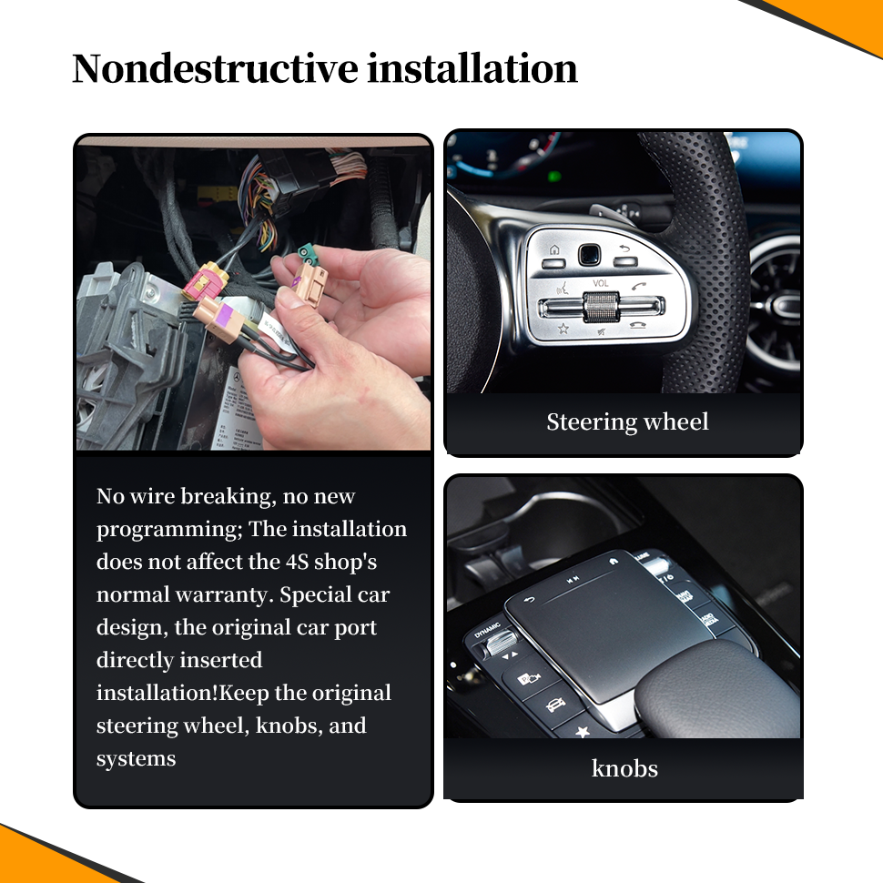 Wit-Up Android CarPlay Adapter For Mercedes 12.3 "GLA H247 NTG6.0 MBUX Radio Navigation Update Multimedia System Wireless CarPlay