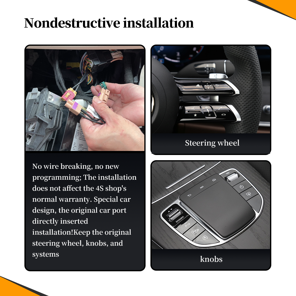 Wit-Up Android CarPlay Adapter For Mercedes 12.3 "CLS C257 NTG6.0 MBUX Radio Navigation Update Multimedia System Wireless CarPlay