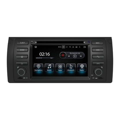 Wit-Up  For BMW E39 M5 Auto Radio X5 E53 Stereo Head Unit Upgrade 7"Touch DVD Apple CarPlay Android Auto Full Screen Replacement Aftermarket Navigation 2000 2001 2002 2003 2004 2005 2006 2007