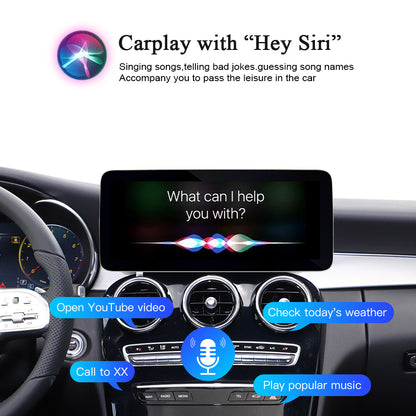 Wit-Up Android CarPlay Adapter For Mercedes 12.3 "GLC X254 NTG6.0 MBUX Radio Navigation Update Multimedia System Wireless CarPlay