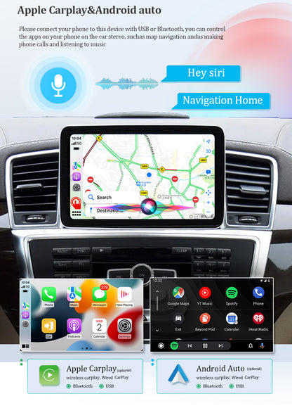 Wit-Up 9" Touchscreen GPS Navi Autoradio Stereo Wireless Carplay for Benz  ML W166 GL X166 2011 2012 2013 2014 2015  Youtube Apply Carplay Carplay Mirroring - Wit-Up Media Refit Tech