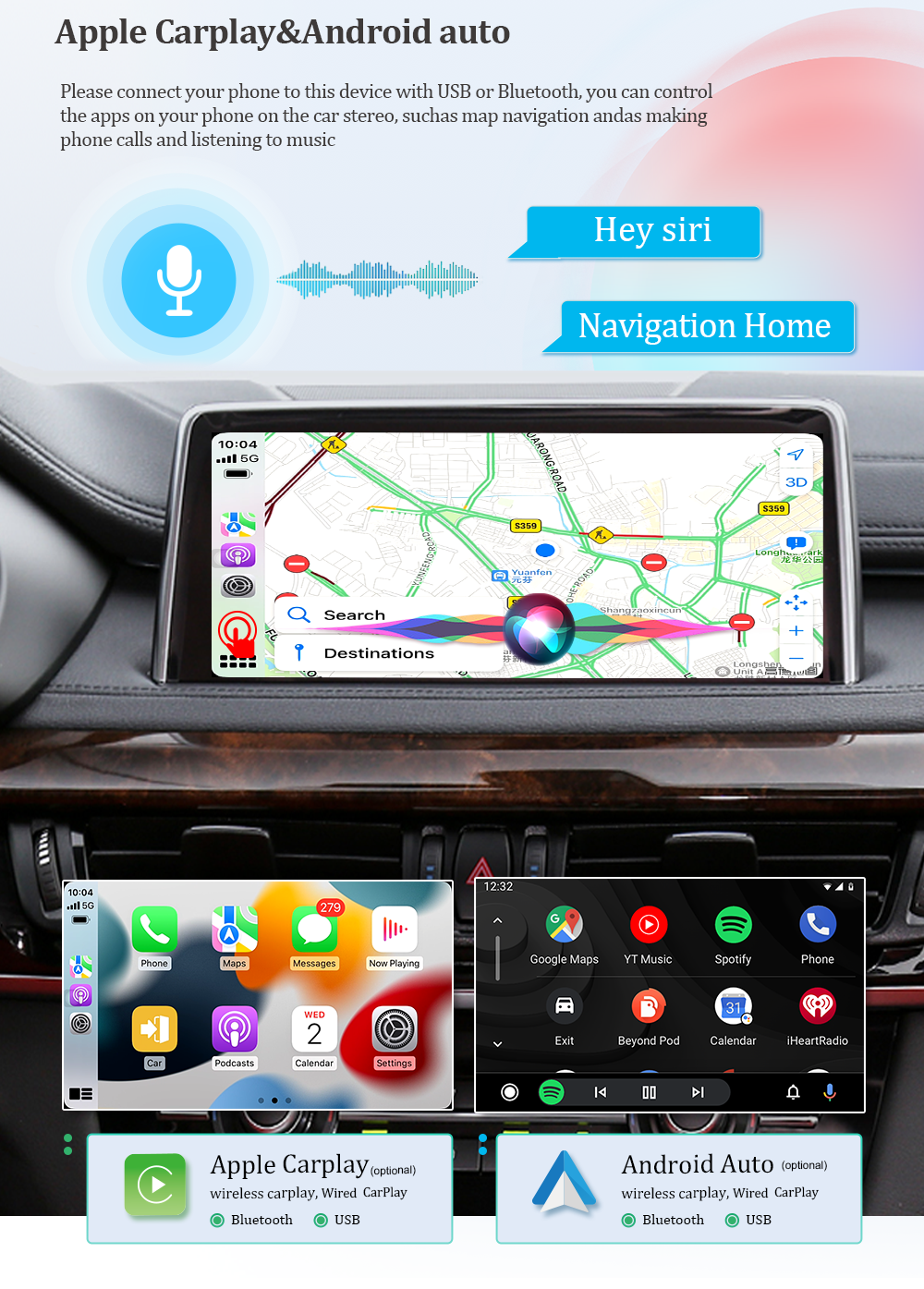 Wit-Up For BMW X5 X6 E70 E71 E72 10.25" Touch Screen Upgrade Radio Android 14 Aftermaket GPS Navi CarPlay Autoradio Car Stereo Multimedia