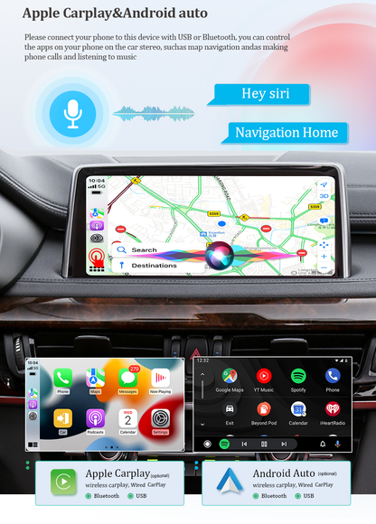 Wit-Up For BMW X5 X6 E70 E71 E72 10.25" Touch Screen Upgrade Radio Android 14 Aftermaket GPS Navi CarPlay Autoradio Car Stereo Multimedia
