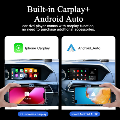 Wit-Up 8.8" Touchscreen GPS Navi Autoradio Stereo Wireless Carplay For Mercedes Benz C W204 2011-2014 Youtube Apply Carplay AirPlay Mirroring Wired Android