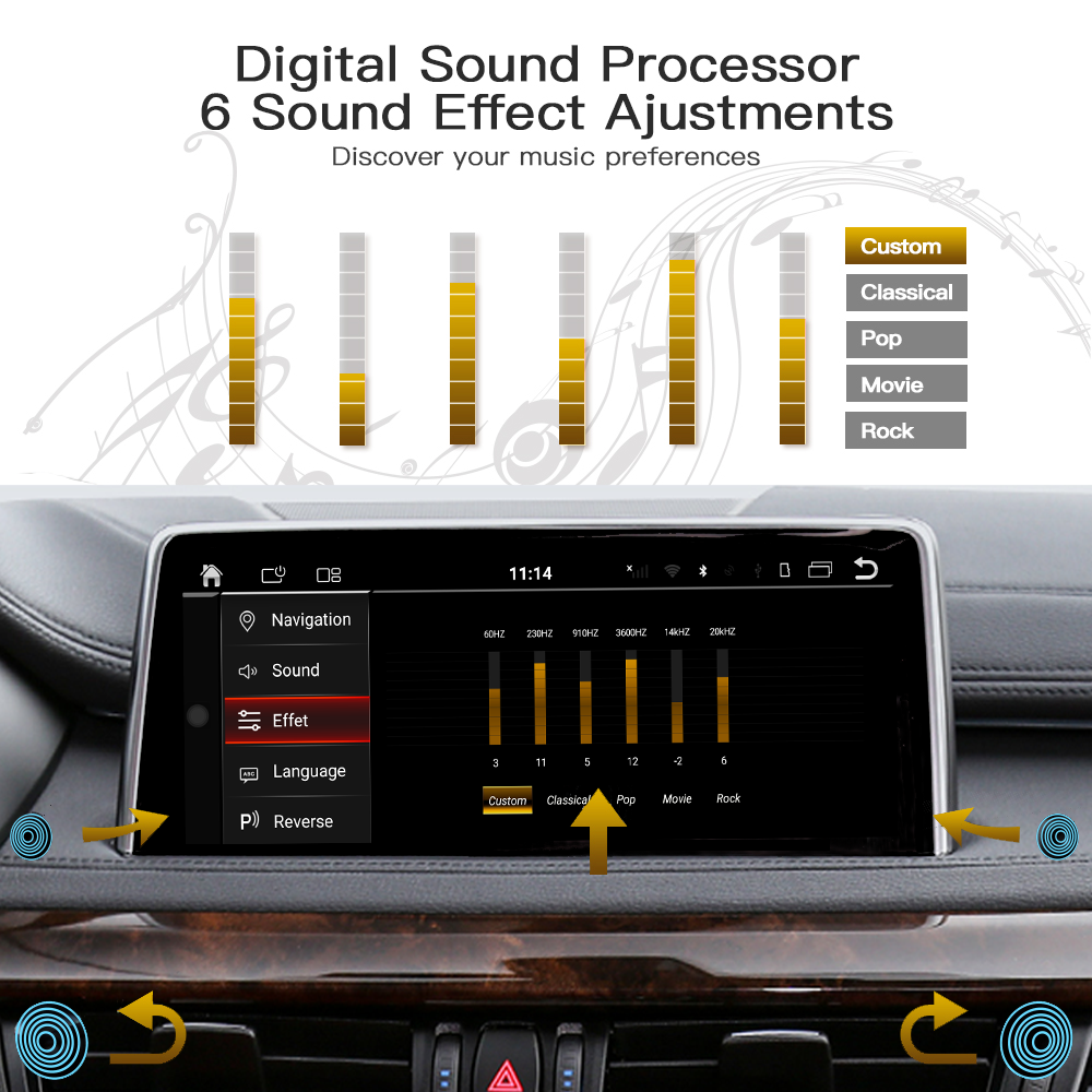 Wit-Up For BMW X5 X6 E70 E71 E72 10.25" Touch Screen Upgrade Radio Android 14 Aftermaket GPS Navi CarPlay Autoradio Car Stereo Multimedia