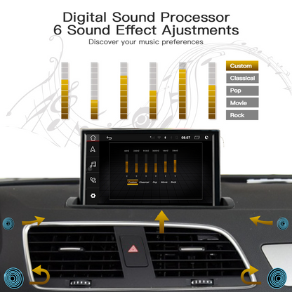 Wit-Up 8.8" Touchscreen GPS Navi Autoradio Stereo Wireless Carplay For Audi Q3 8U Sport MMI 2G MMI 3G  2011-2018  Youtube Apply Carplay AirPlay Mirroring Aftermarket Upgrade Radio