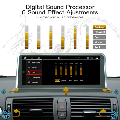 Wit-Up for BMW E81 E82 E87 E88 10.25" Upgrade radio Android 14 Aftermaket GPS Navi CarPlay Autoradio Car Stereo Multimedia Youtube Tiktok