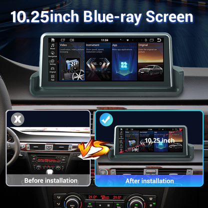 Wit-Up For BMW 3/4 E90 E91 E92 E93 10.25" Touch Screen Upgrade Radio Android 14 Aftermaket GPS Navi CarPlay Autoradio Car Stereo Multimedia