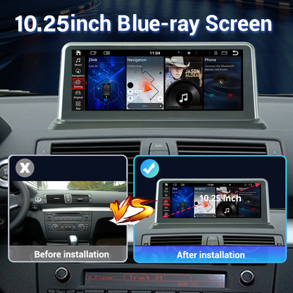 Wit-Up for BMW E81 E82 E87 E88 10.25" Upgrade radio Android 14 Aftermaket GPS Navi CarPlay Autoradio Car Stereo Multimedia Youtube Tiktok