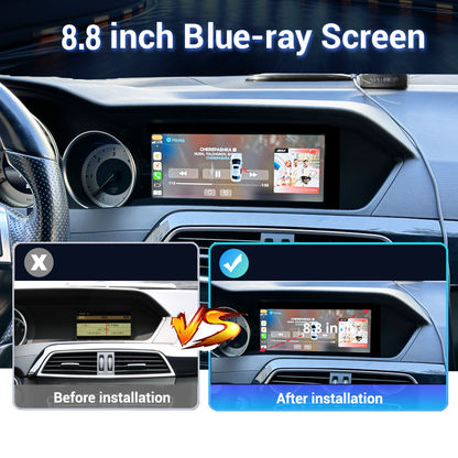 Wit-Up 8.8" Touchscreen GPS Navi Autoradio Stereo Wireless Carplay For Mercedes Benz C W204 2011-2014 Youtube Apply Carplay AirPlay Mirroring Wired Android