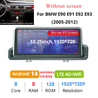 Wit-Up For BMW 3/4 E90 E91 E92 E93 10.25" Touch Screen Upgrade Radio Android 14 Aftermaket GPS Navi CarPlay Autoradio Car Stereo Multimedia