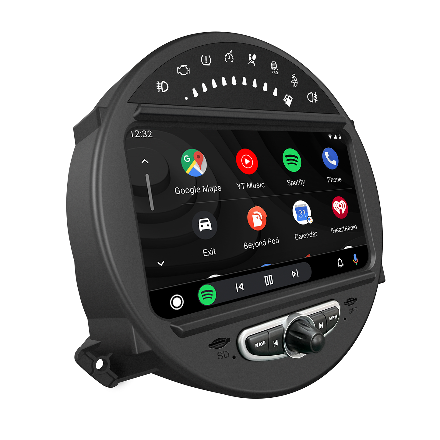 Wit-up 8-inch Touch Screen install 6.5-inch Mini Cooper R55 R56 R57 R58 R59 R60 R61 CIC Apple CarPlay Android Auto Split Screen Mirroring Full Screen Phones Navigation Waze Netflix Backup Cameras