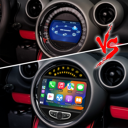 Wit-Up For Mini Cooper R56 Radio Upgrade CCC System R55 R57 R58 R59 R60 R61 Retrofit 6.5 To 8 Inch Touch Screen Wireless Apple CarPlay Android Auto Mirroring Phone To Car Screen Reverse Camera Wifi 4G