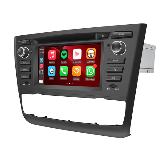 Wit-Up Car Stereo for BMW 1 Series E81 E82 E88 (Automatic) Aftermarket 6.2 inch Radio Wireless Apple CarPlay Android Auto Netflix RDS DVD 4G Wi-Fi Reverse Camera Navigation Bluetooth Music