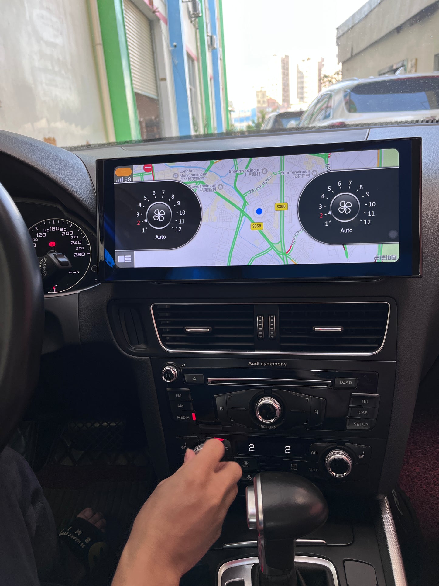 Audi Q5 Head Unit Upgrade 12.3" Touchscreen Car Stereo Android Radio Aftermaket GPS Navigation  CarPlay Autoradio  Multimedia Apple Carplay Head Unit Android Auto Screen Mirror Music 2009-2017