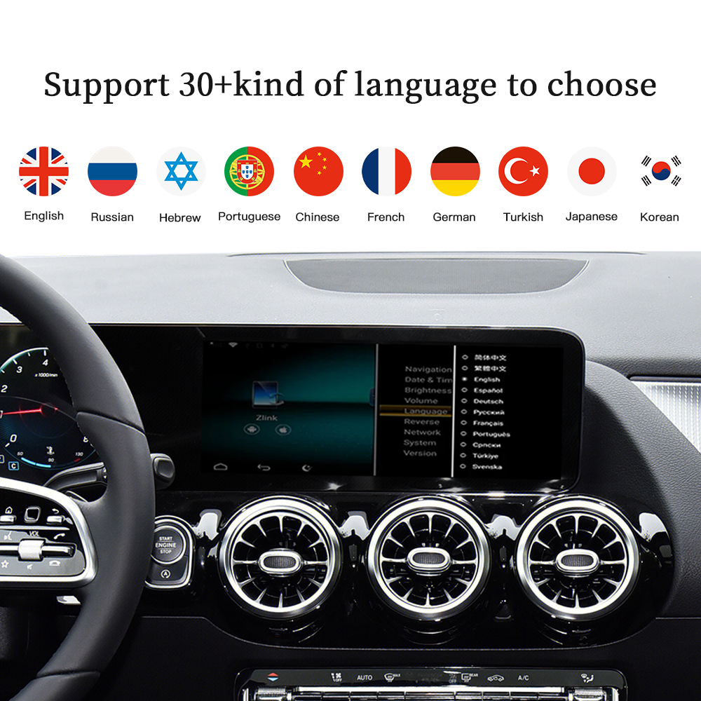 Adaptador Android CarPlay para Mercedes 12,3 "clase A W177 NTG6 MBUX Radio navegación actualización sistema Multimedia inalámbrico CarPlay 
