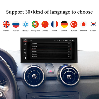Top Audi A1 Radio Upgrade Head Unit 10.25" Touchscreen GPS Navi Autoradio Stereo Wireless Carplay Screen Youtube Mirroring Netflix Waze Spotify Google Maps 2010 2011 2012 2013 2014 2015 2016 2017 2018